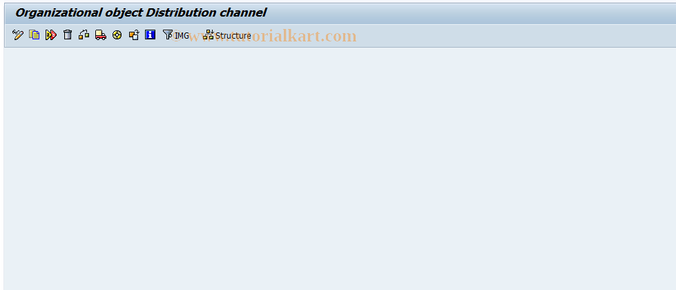 SAP TCode EC05 - Organizational Object Copier: Distribution Chnl
