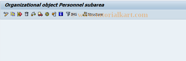 SAP TCode EC11 - Organizational Object Copier: Personnel Subarea