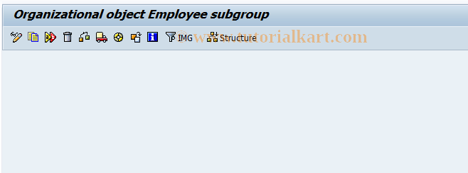SAP TCode EC12 - Organizational Object Copier: Employee Subgroup