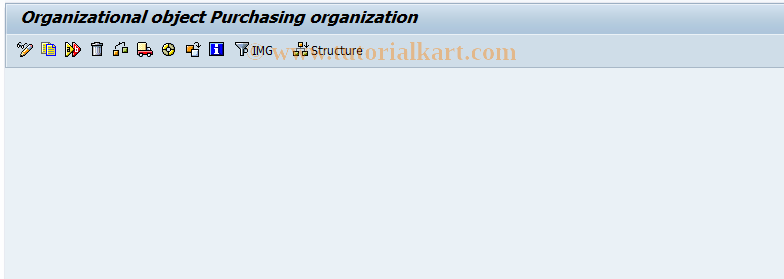 SAP TCode EC13 - Organizational Object Copier: Purchasing Organizational 