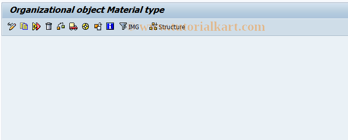 SAP TCode EC15 - Organizational Object Copier: Material Type
