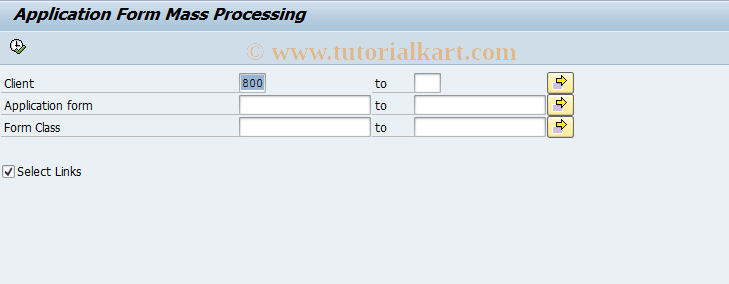 SAP TCode EFTP - Print Workbench Mass Processing