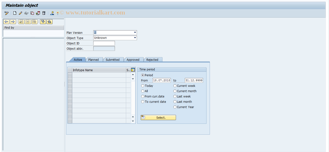 SAP TCode EHSPP01 - Exposure Groups