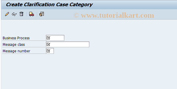 SAP TCode EMMACCAT1M - Create Case Category from Message