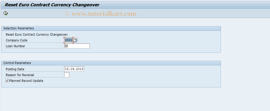 SAP TCode EMU2 - Reset Conversion to EURO