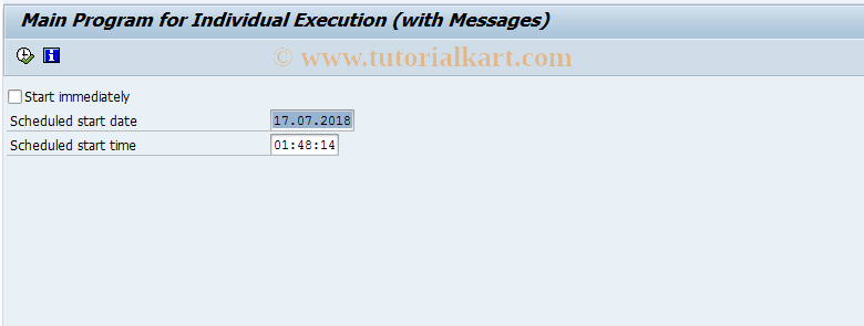 SAP TCode EW29 - EMU: Load Tables for FI-SL