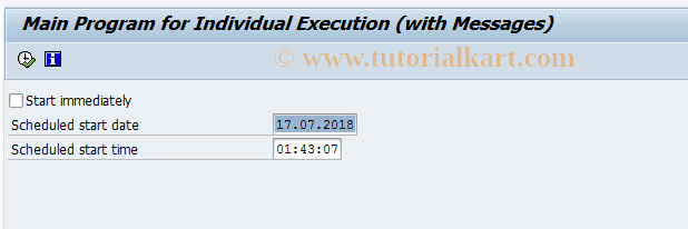 SAP TCode EW65 - EMU: CO-AA Comparison for Investmnts