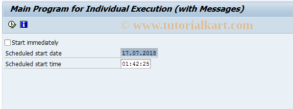 SAP TCode EW68 - EMU: AA Balance Adjustment