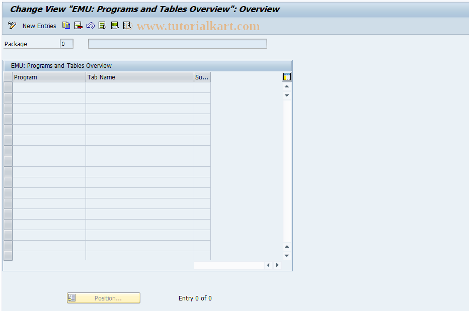 SAP TCode EW96 - EMU Convert : Check Conversion Table