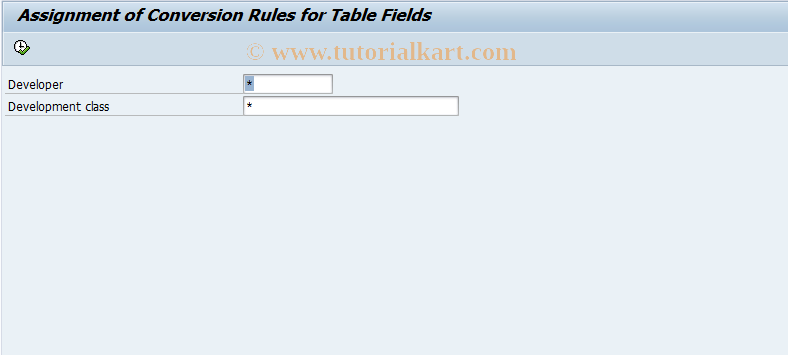 SAP TCode EWK3 - Customer Development: Assign Rule