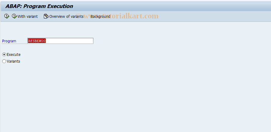 SAP TCode F.06 - Foreign Currency Valuation:G/L Assts