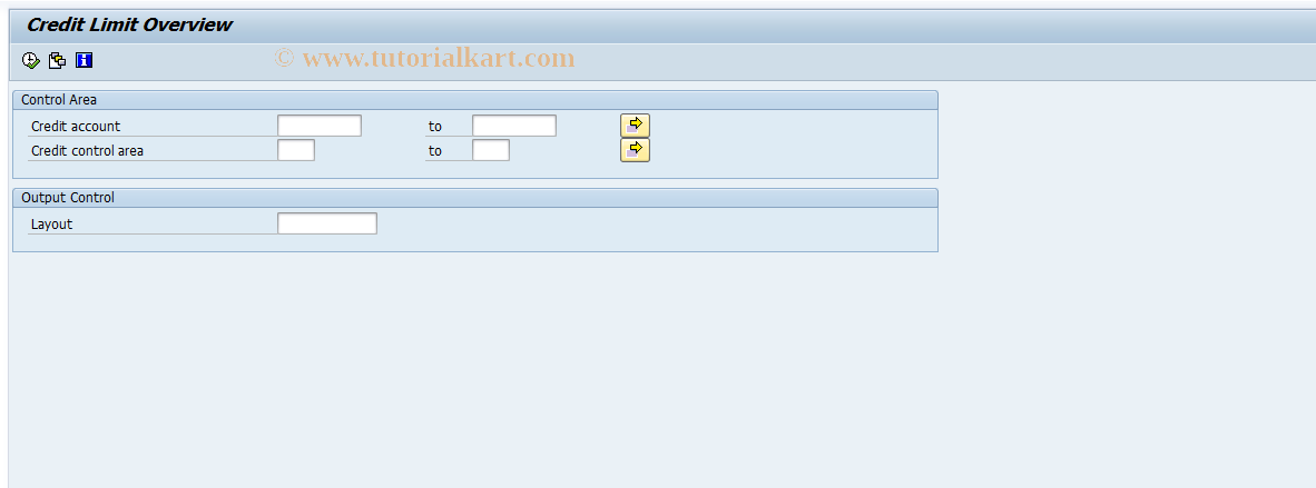 SAP TCode F.33 - Credit Management - Brief Overview