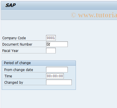 SAP TCode F804 - Changes to Payment Requests
