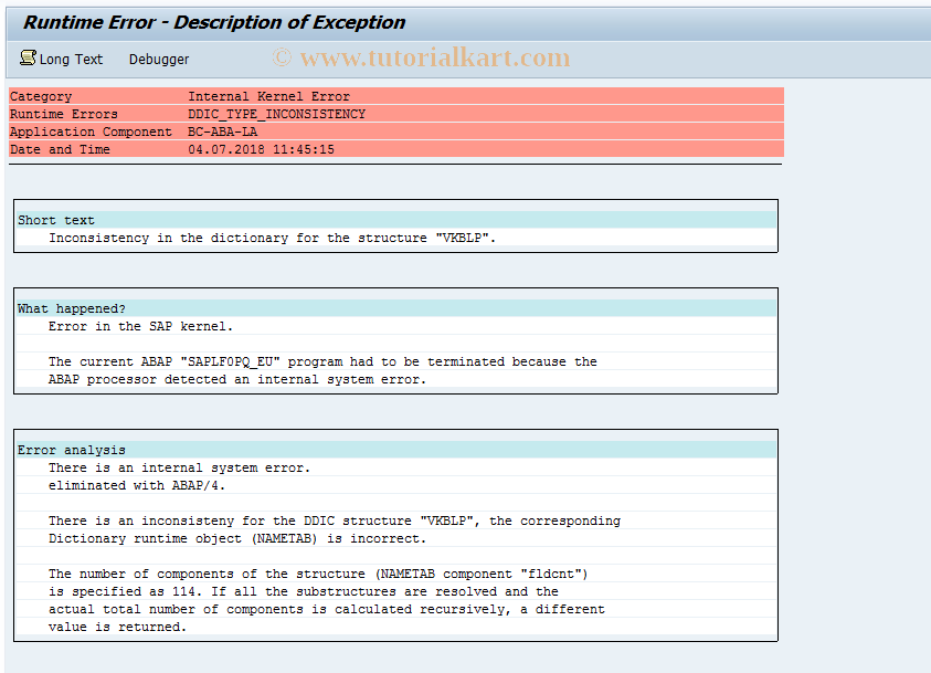 SAP TCode F836 - Create Recovery Request