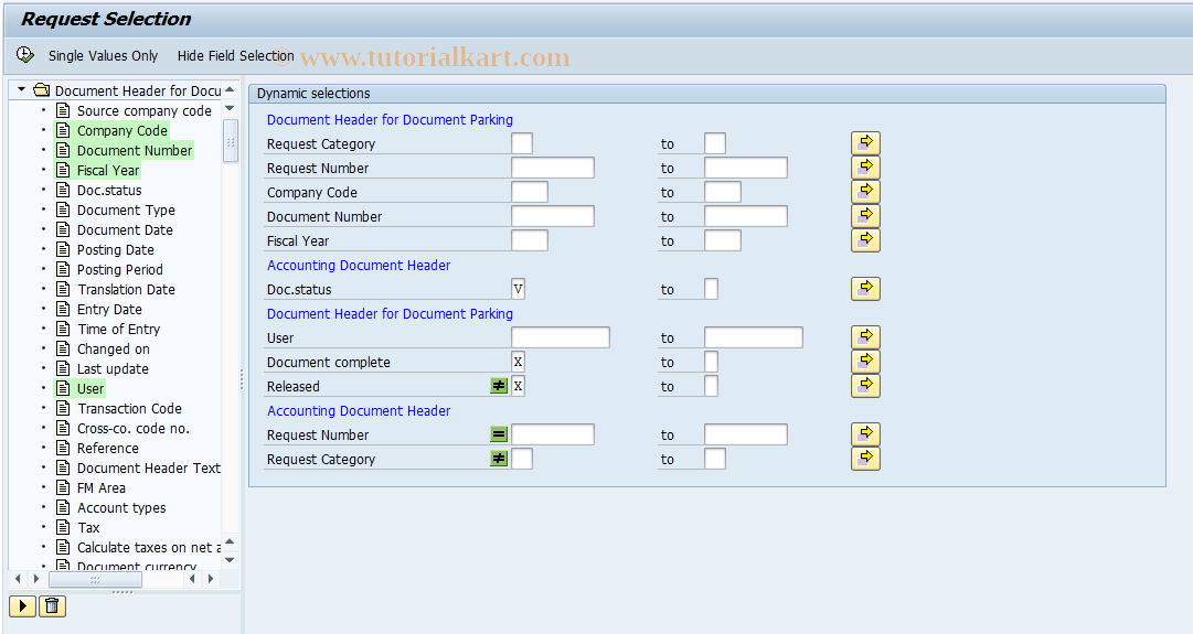 SAP TCode F899 - Bundle Requests