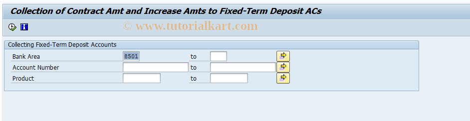 SAP TCode F92LTC - Collection of Fixed-Term Deposits