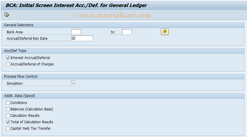 SAP TCode F993 - Accrual/Deferral for General Ledger