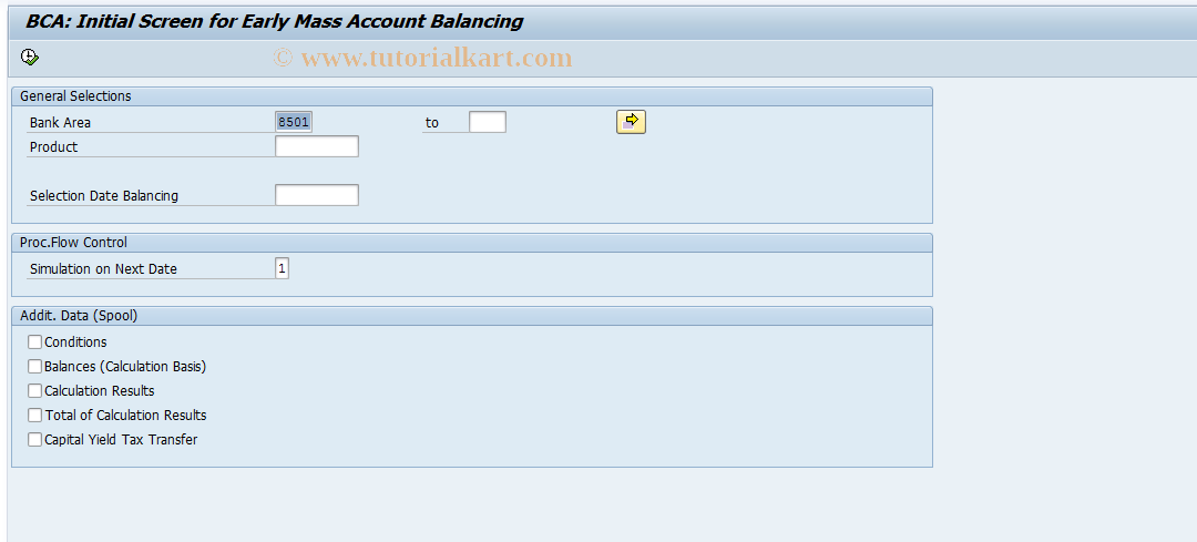 SAP TCode F997 - Early Mass Account Balancing