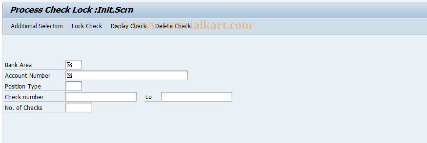 SAP TCode F9A10 - Edit Lock