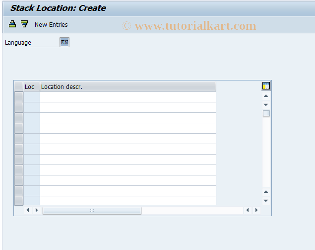 SAP TCode F9A25 - BCA: Location Maintenance Position Mgmt