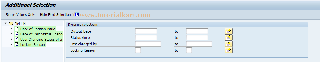 SAP TCode F9A7 - BCA: Revoke Check Block