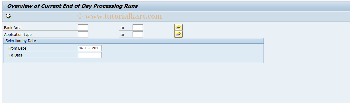 SAP TCode F9N12 - Overview of Current Mass Runs