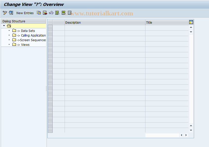 SAP TCode F9SD - CA Control: Products