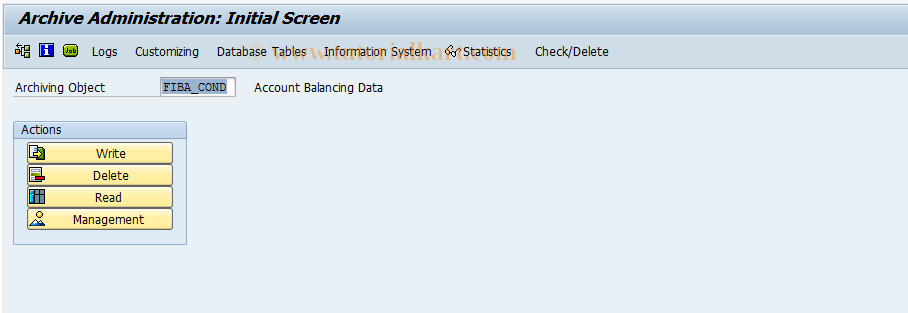 SAP TCode F9TW - Reloading Conditions