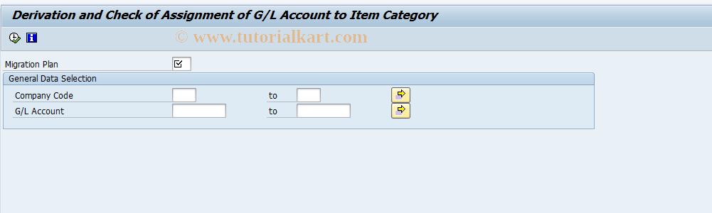 SAP TCode FAGL_CHECK_ACCOUNT - Check G/L Accounts for Document Splitting