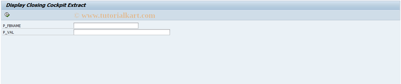 SAP TCode FAGL_CLOCO_DISPEXT - Display Basic List