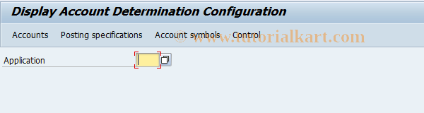 SAP TCode FBBA - Display Account  Determination Config.