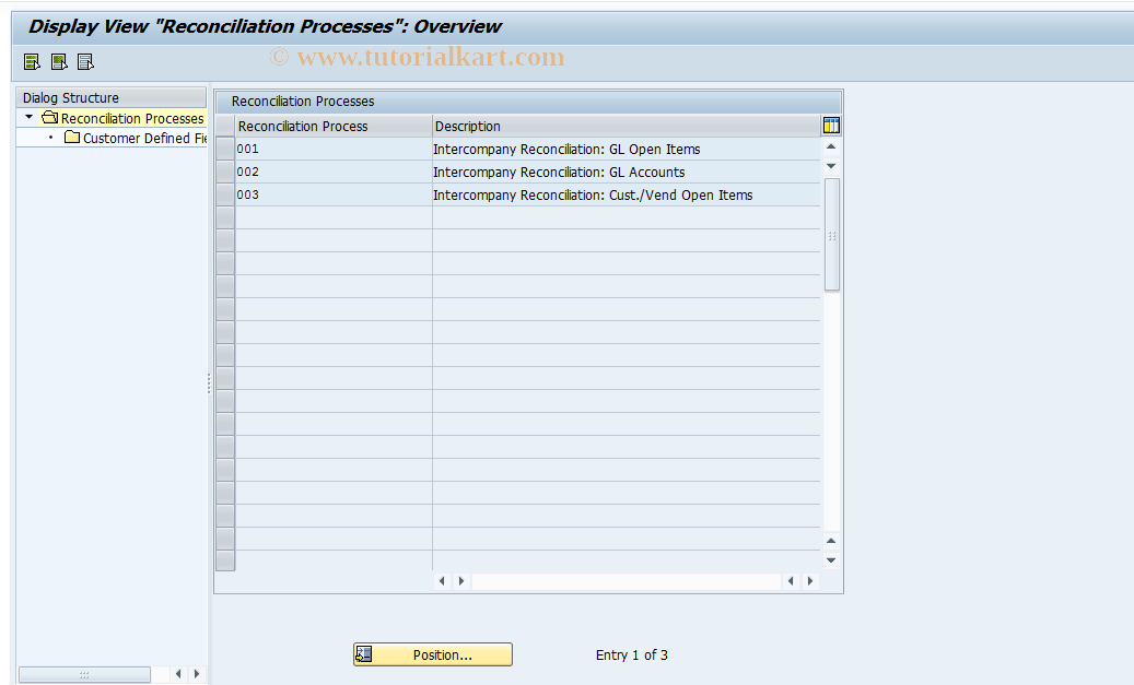 SAP TCode FBIC006 - Create Additional Fields