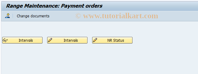 SAP TCode FBN2 - Number Range Maintenance: FI_PYORD