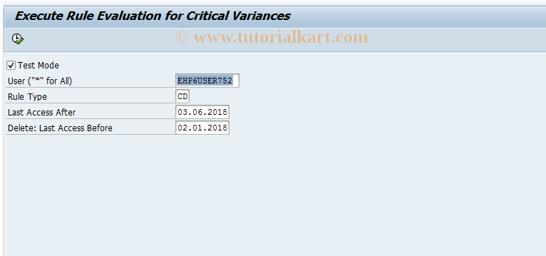 SAP TCode FCOM_ALERT_CDV - Cost Center Monitor Rule Evaluation
