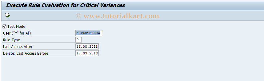 SAP TCode FCOM_ALERT_PV - Profit Center Monitor Rule Evaluatio