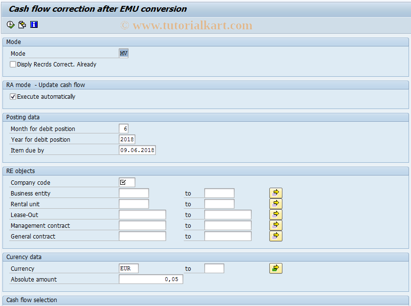 SAP TCode FEUB - Adjust VIBEPP after EURO conversion