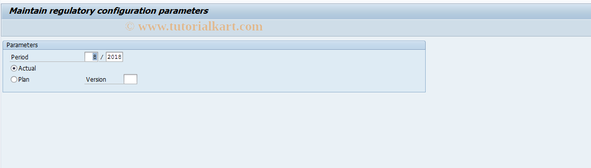 SAP TCode FEV11 - Regulatory indicator assignmnt field