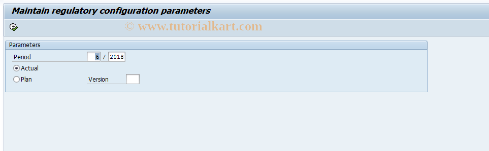 SAP TCode FEV2 - Company code dependent parameters