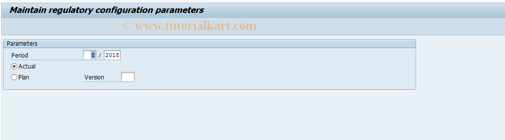 SAP TCode FEV9 - Regulatory accounts for direct post.