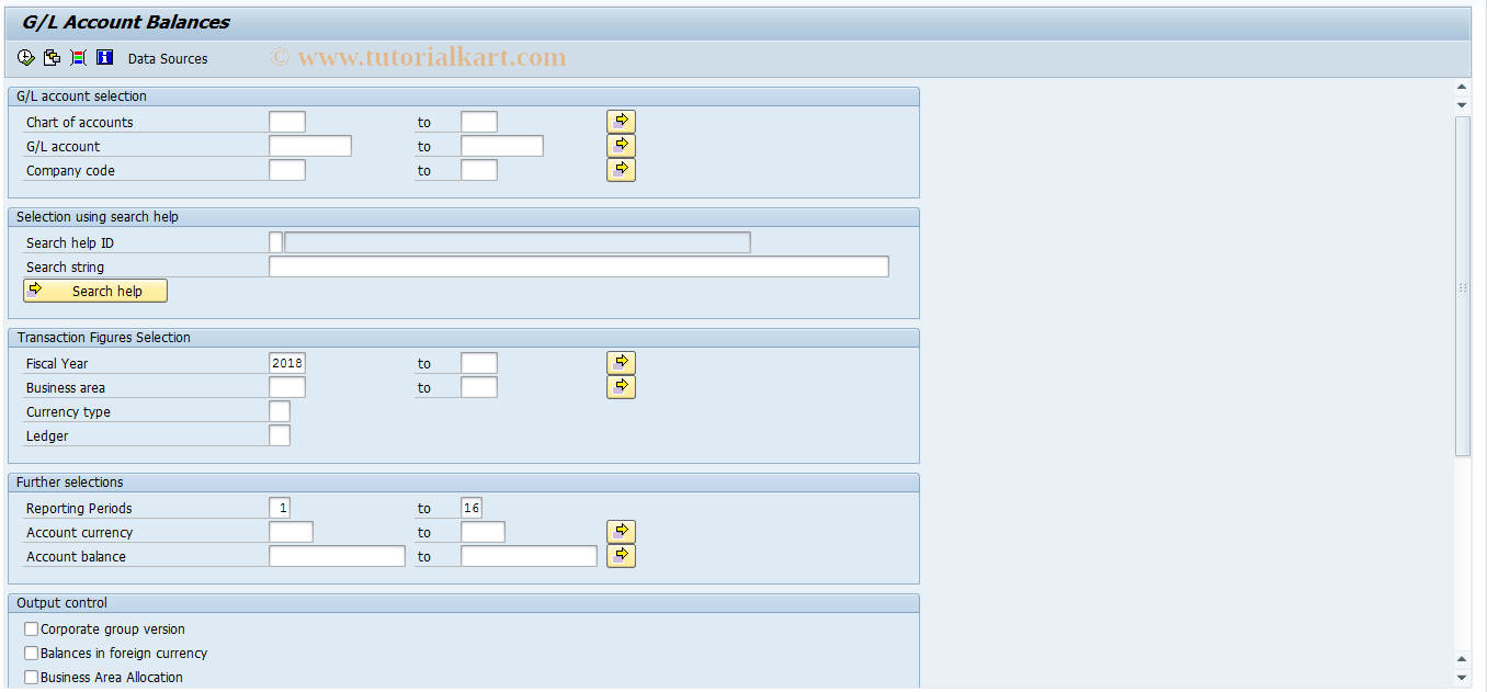 SAP TCode FF-1 - Outstanding Checks