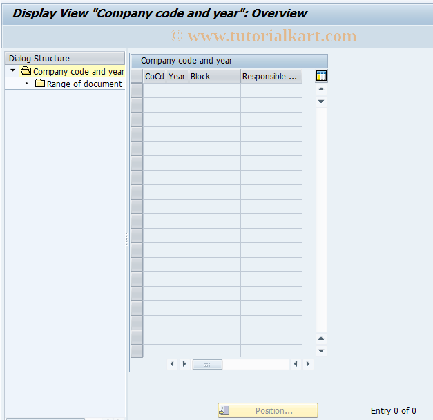 SAP TCode FIAPSA_V_BL_EXPORD - Block Expenditure Orders