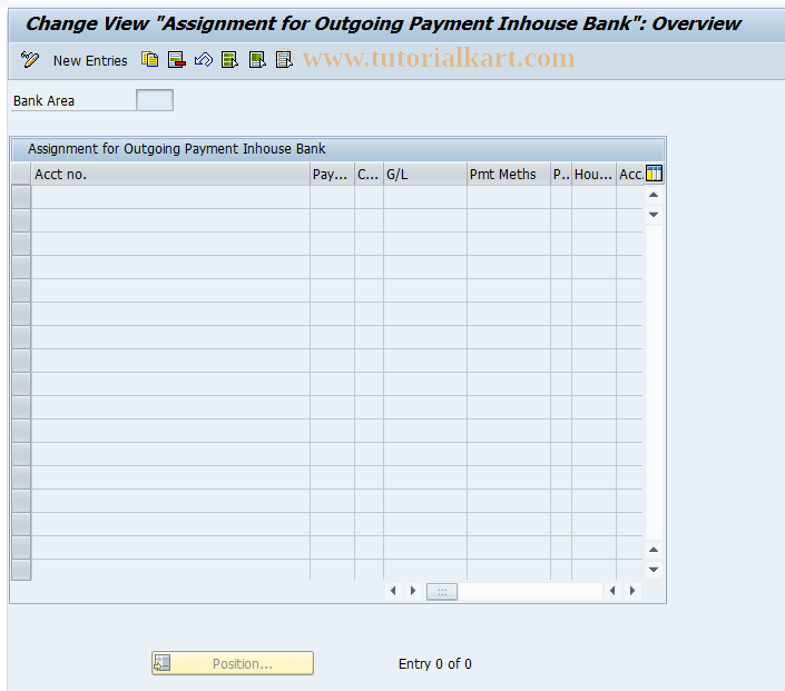 SAP TCode FIHB4 - Assignment of IHB to Bookkeeping