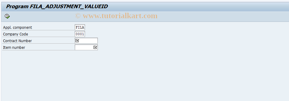 SAP TCode FILAADJ - Manual Changes to Value ID Contents