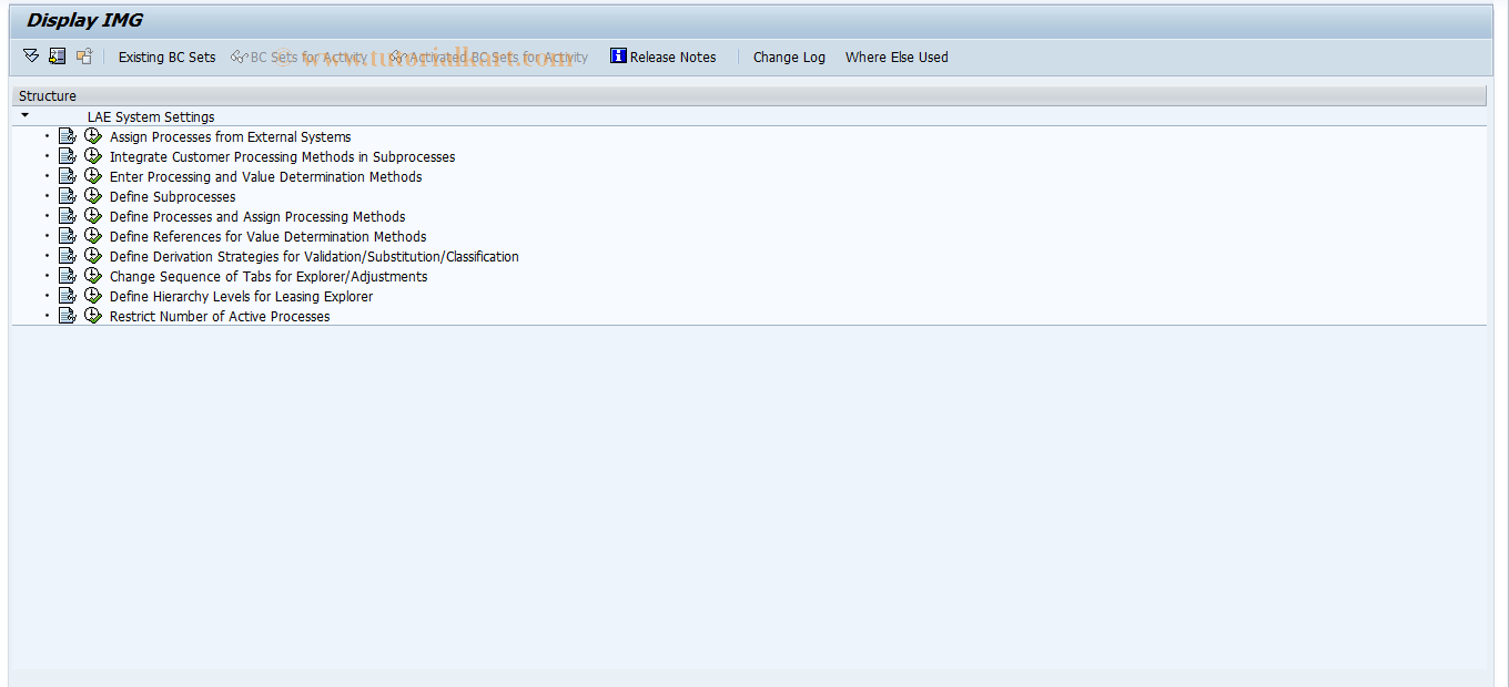 SAP TCode FILASYST - Jump to IMG for System Customizing