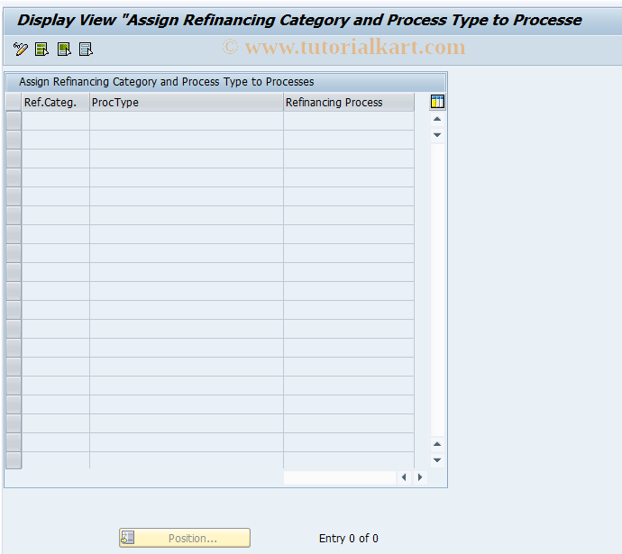SAP TCode FILA_RE_C_EVENT - Assign Processes