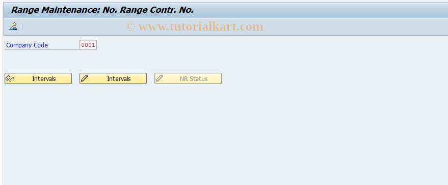 SAP TCode FILA_RE_NR1 - Number Range Maint: Refinancing