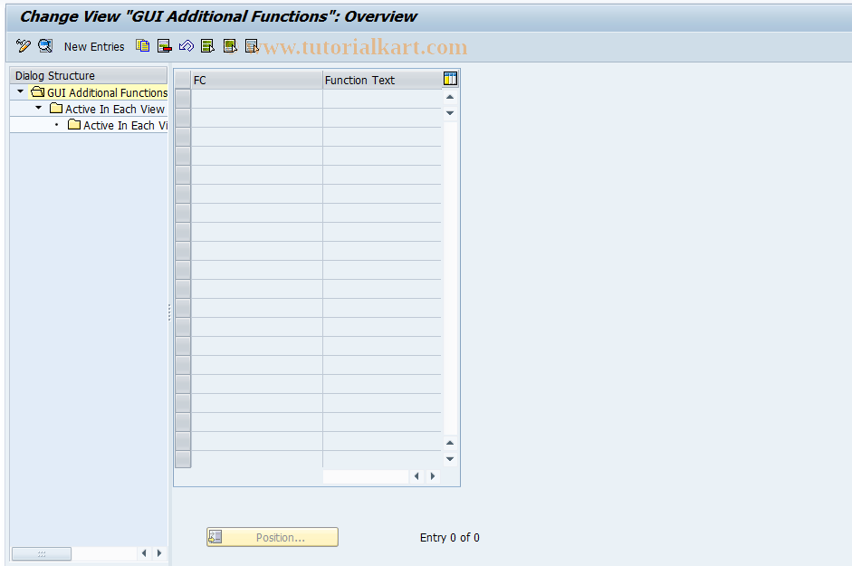 SAP TCode FIPRB09 - FIPR Control: CUA Addit. Functions