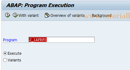 SAP TCode FJA3 - Balance Sheet/P&L with Inflation