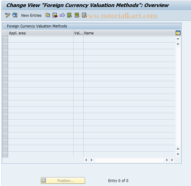 SAP TCode FK59 - C FI-CA Table maintenance TFK044A