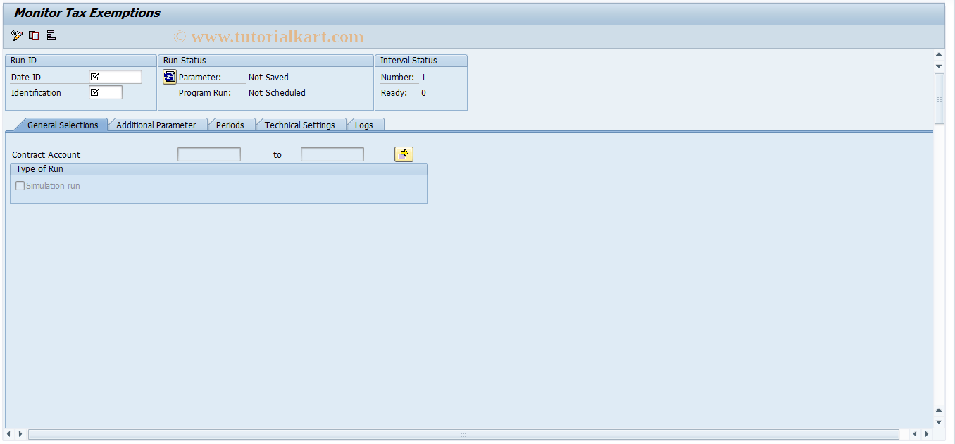 SAP TCode FKEXMA - Monitor Tax Exemptions